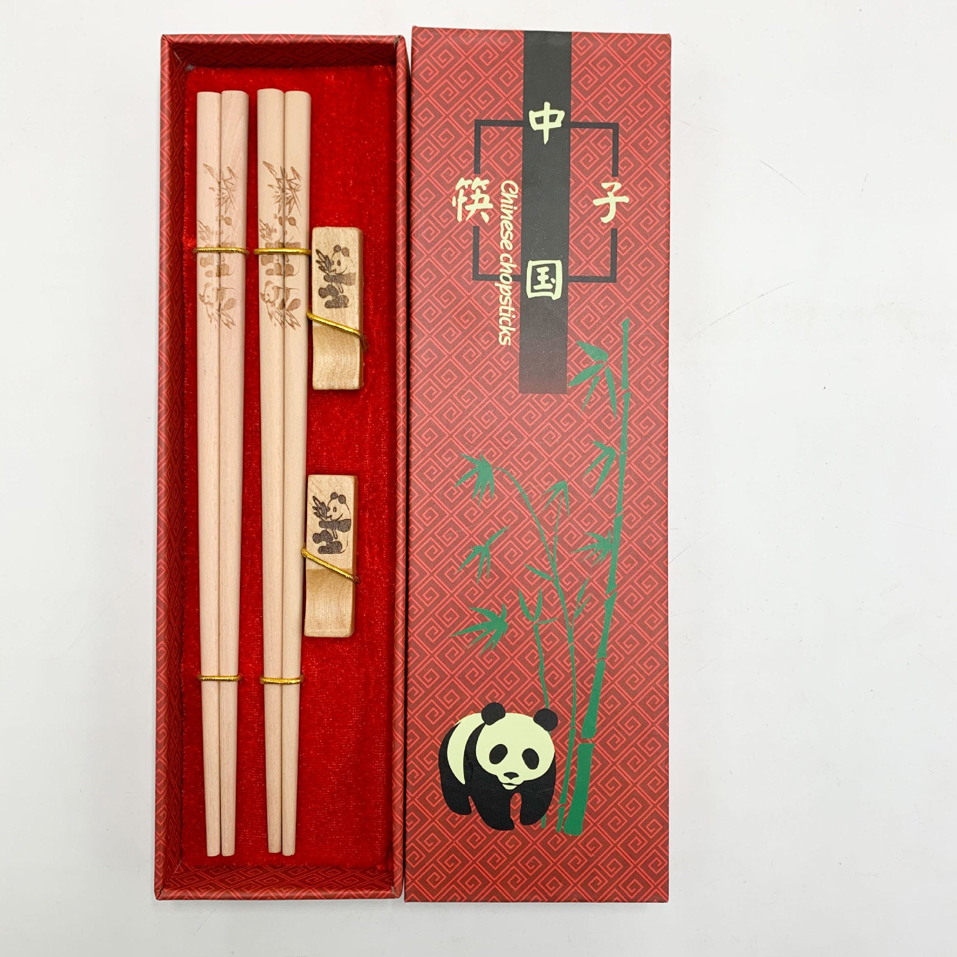 Chinesische Panda Holzstäbchen