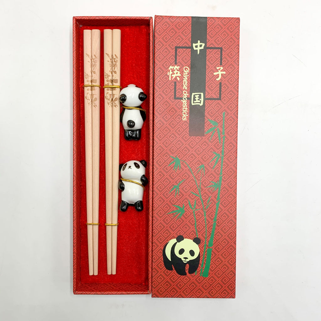 Chinesische Panda Holzstäbchen